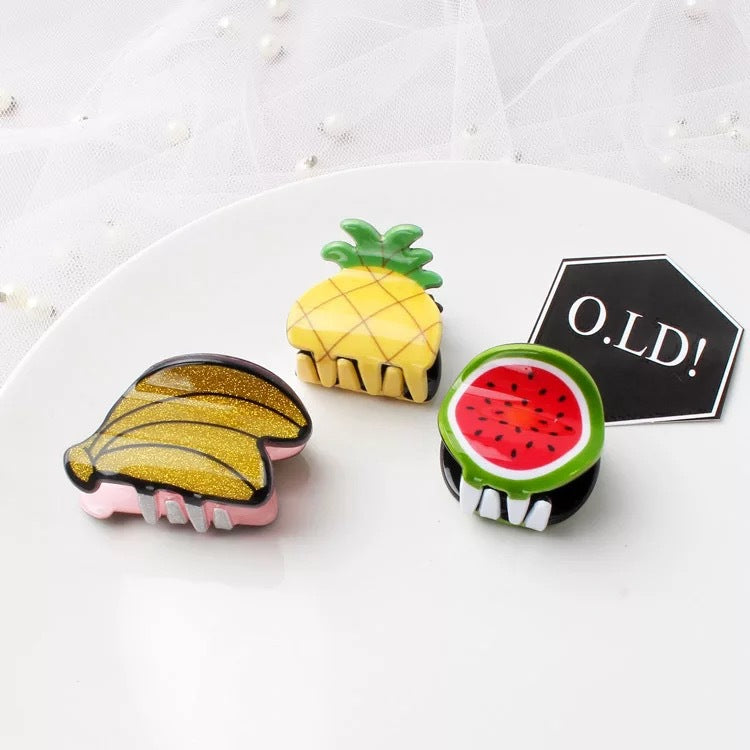 Wholesale Acetate Sheet Fruit Hairpin